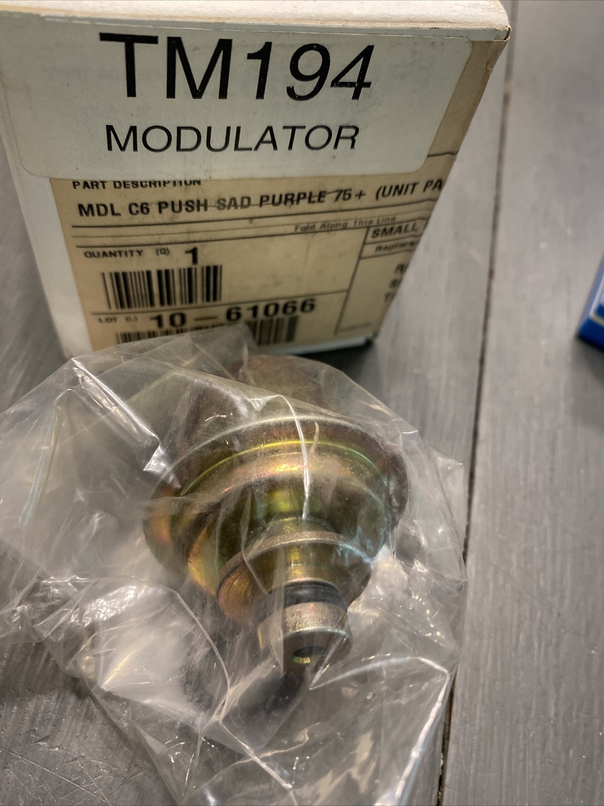 Standard Ignition Automatic Transmission Vacuum Modulator TM194
