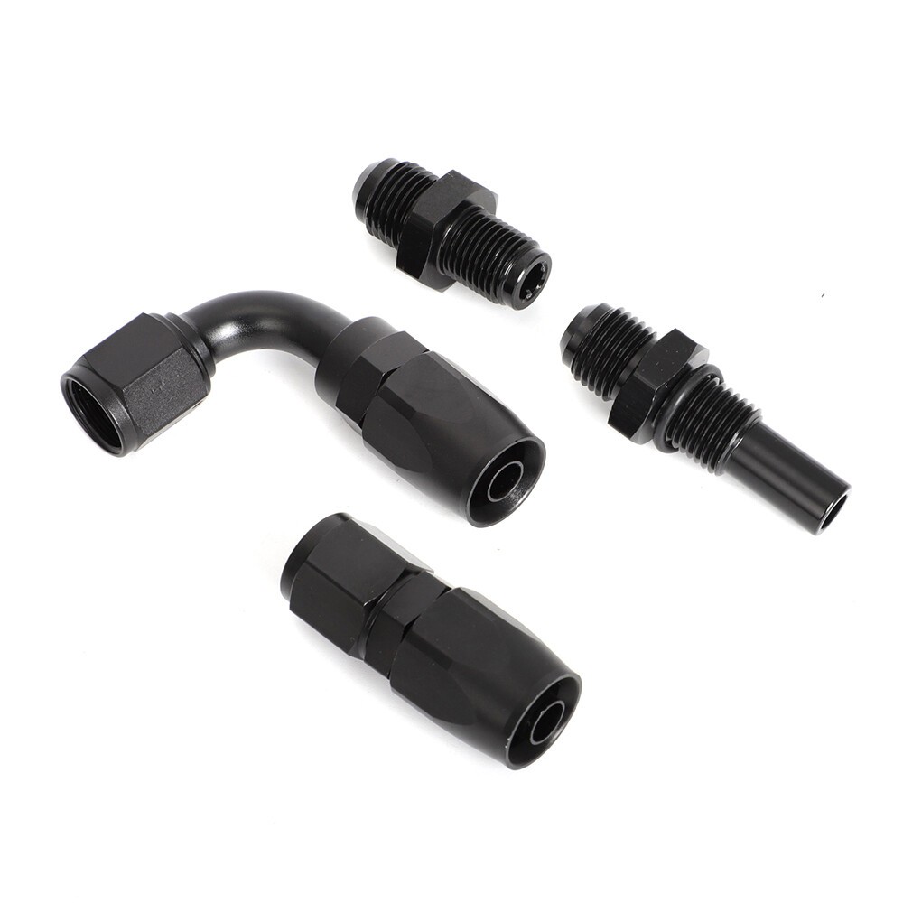 Automatic Transmission Cooler Line Kit For GM 4L80E 6AN Nylon Steel Braided Line