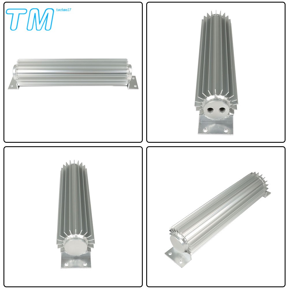 Dual Pass Aluminum Finned Transmission Oil Cooler 12″ For Hot Rod Cars Universal