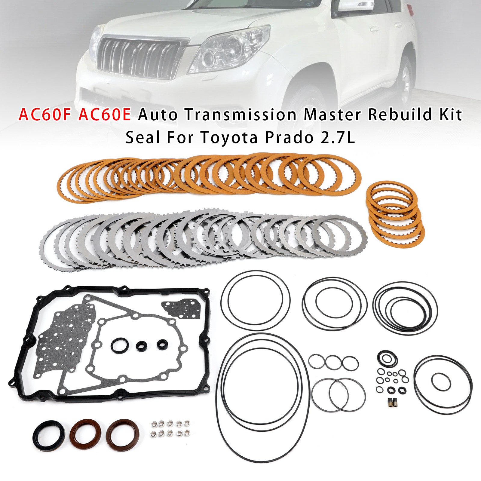 AC60F AC60E Auto Transmission Master Rebuild Kit Seal For Toyota Prado 2.7L S2