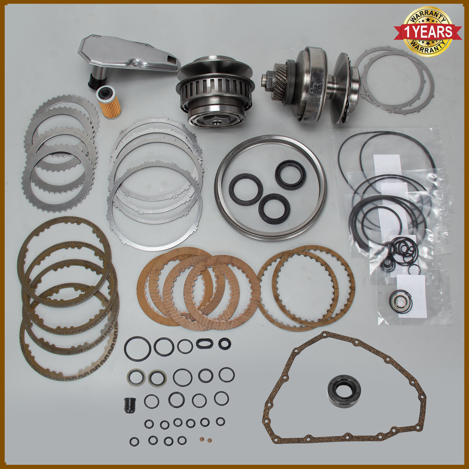 CVT Transmission 29T Pulley Set with Chain Belt & Master Rebuild Kit For Nissan