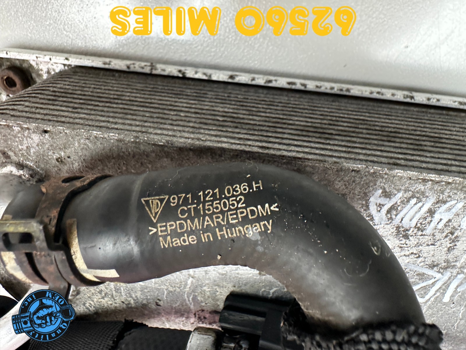2017-2020 PORSCHE PANAMERA 3.0 TRANSMISSION OIL COOLER W/ HOSE LINE PIPES OEM