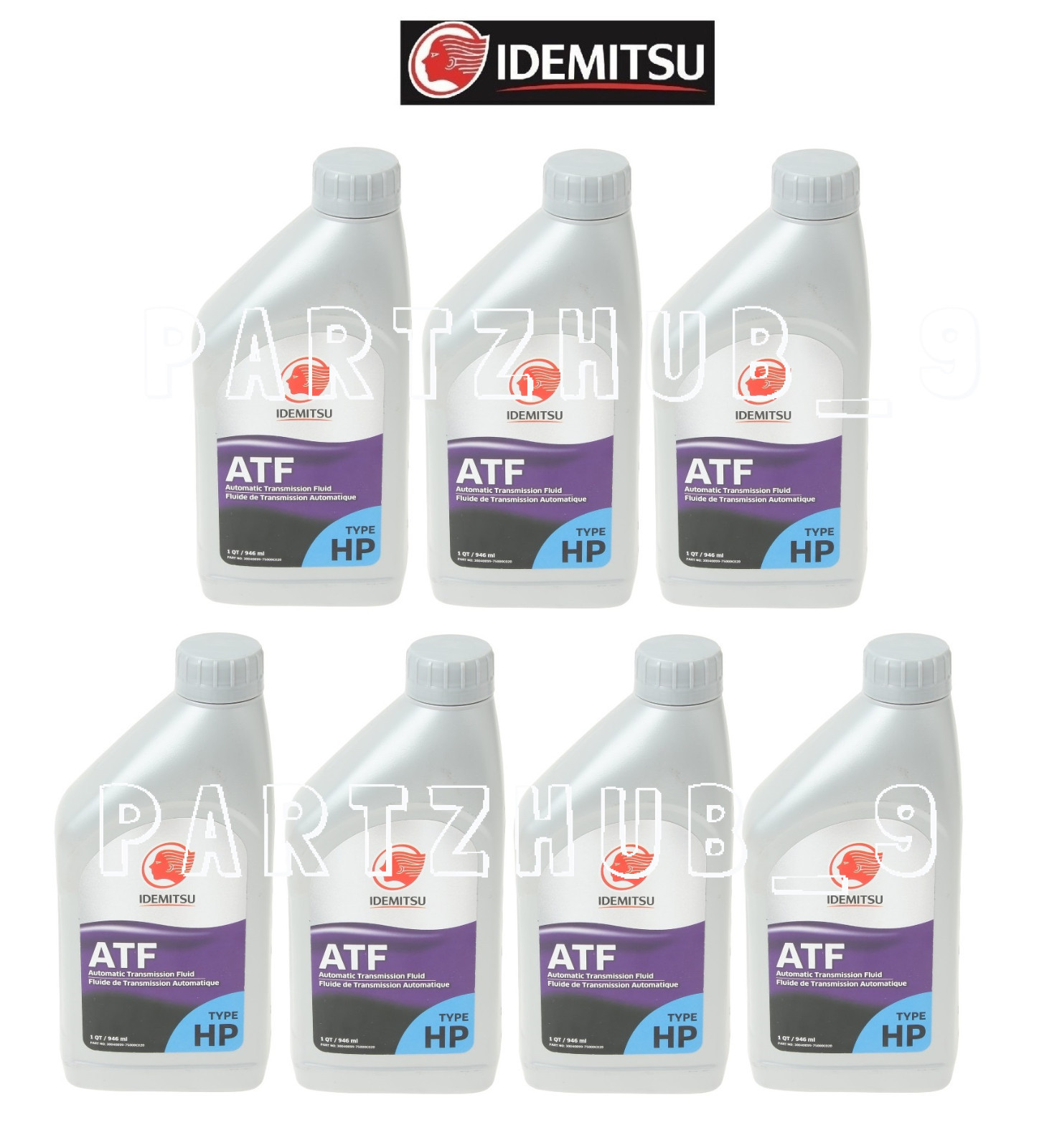 For Set of 7 Quarts Container HP Type Automatic Transmission Fluid for Subaru