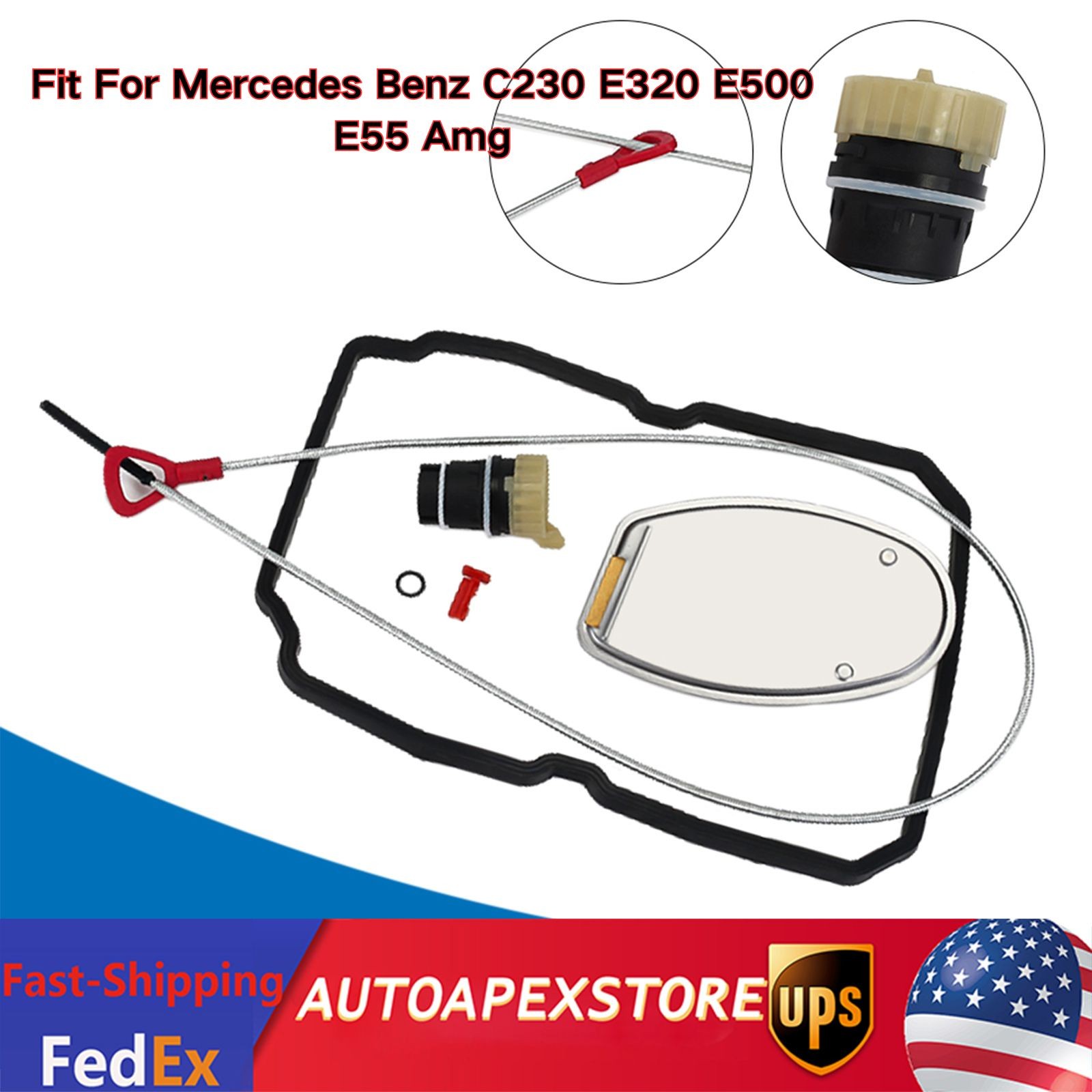 For Mercedes Benz 722.6 Transmission Service Complete Kit 5 Speed W/Dipstick