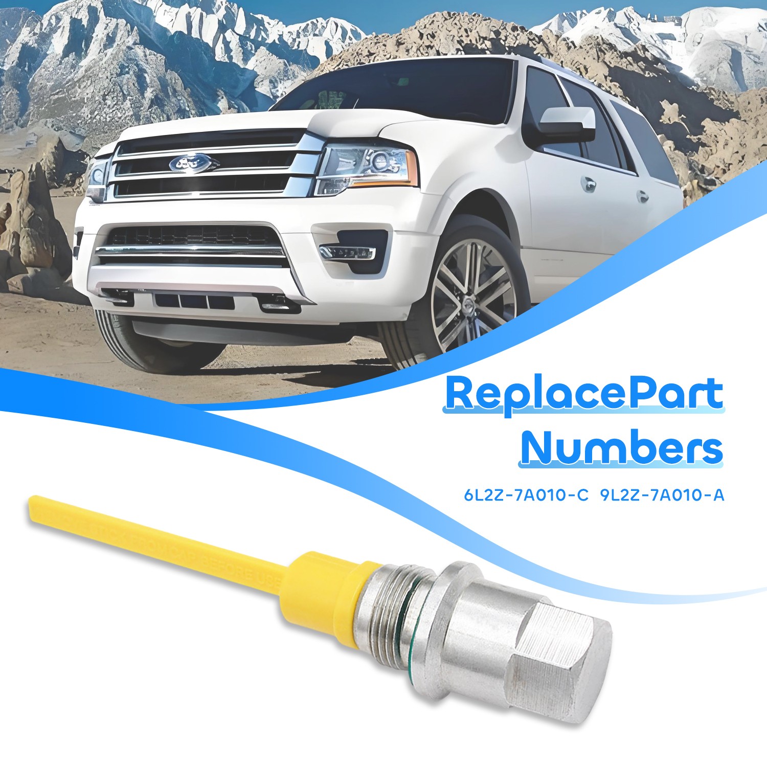 Transmission Dipstick Indicator for Expedition Explorer Sport F-150 9L2Z-7A010-A