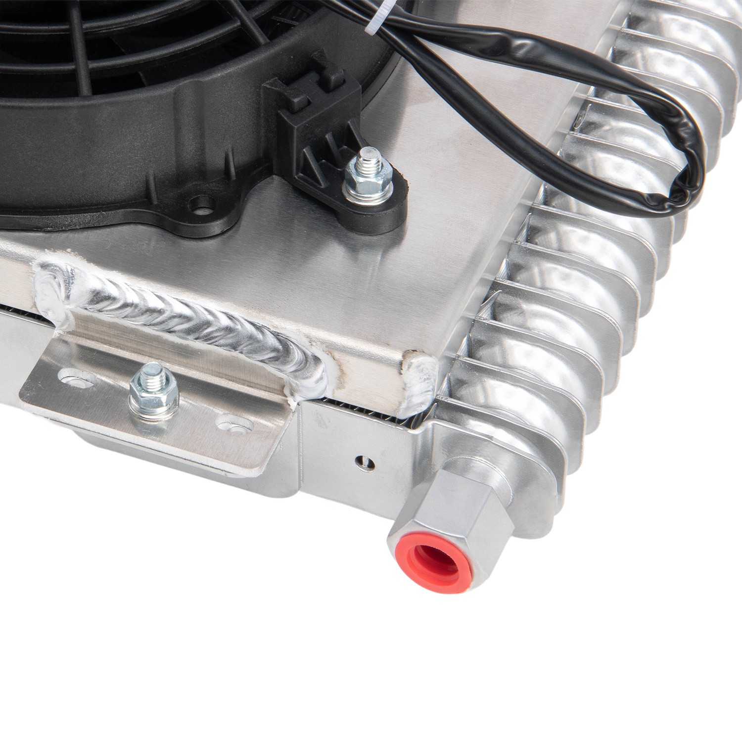 Upgraded Transmission Oil Cooler+Shroud Fans Tru-Cool 40,000 GVW For Light Truck