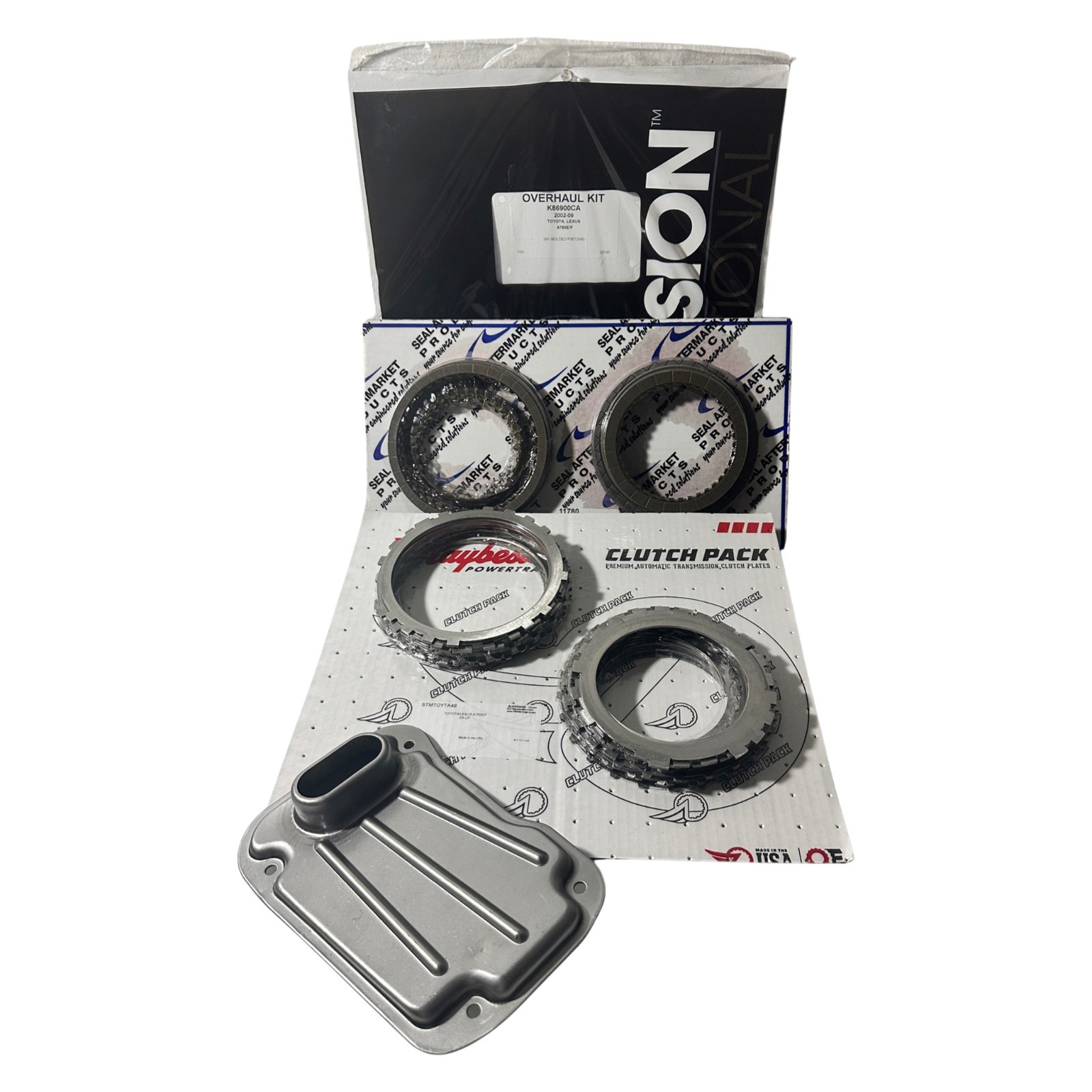 Toyota A750E A750F Transmission Master Rebuild Kit With Filter & Piston 2003-UP