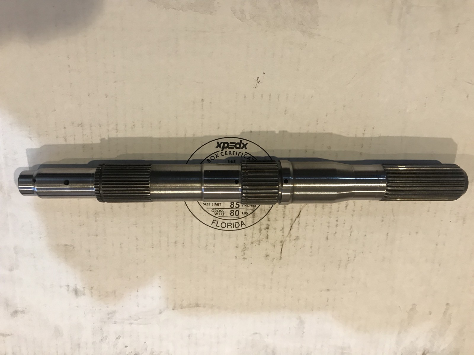 4L60E Transmission Output Shaft 4X4, 13-1/4 ,27 SPLINE No Governor Gear 1992 UP