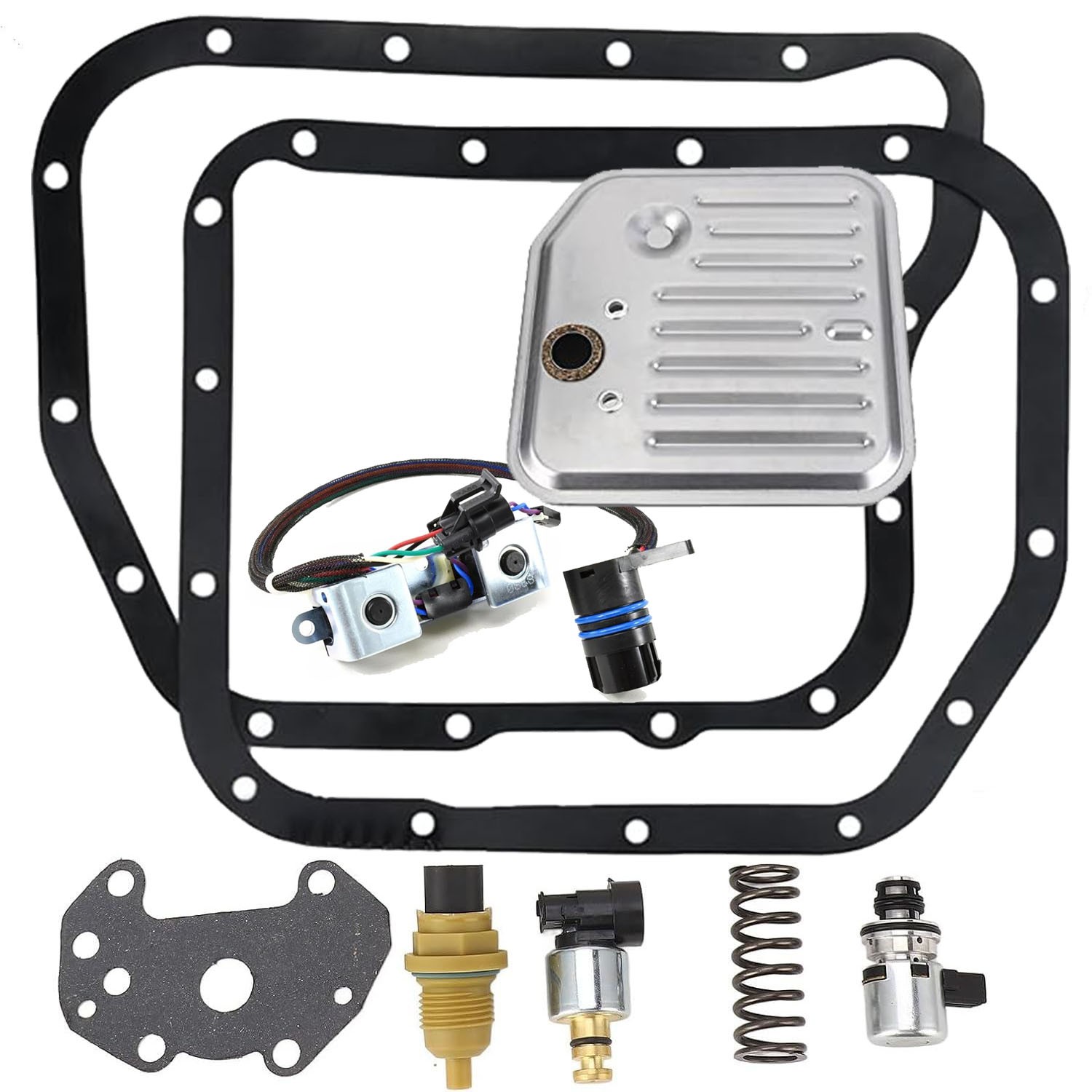 For 1998-1999 A500 42RE A518 46RE Transmission Solenoid Set Sensor Spring Filter