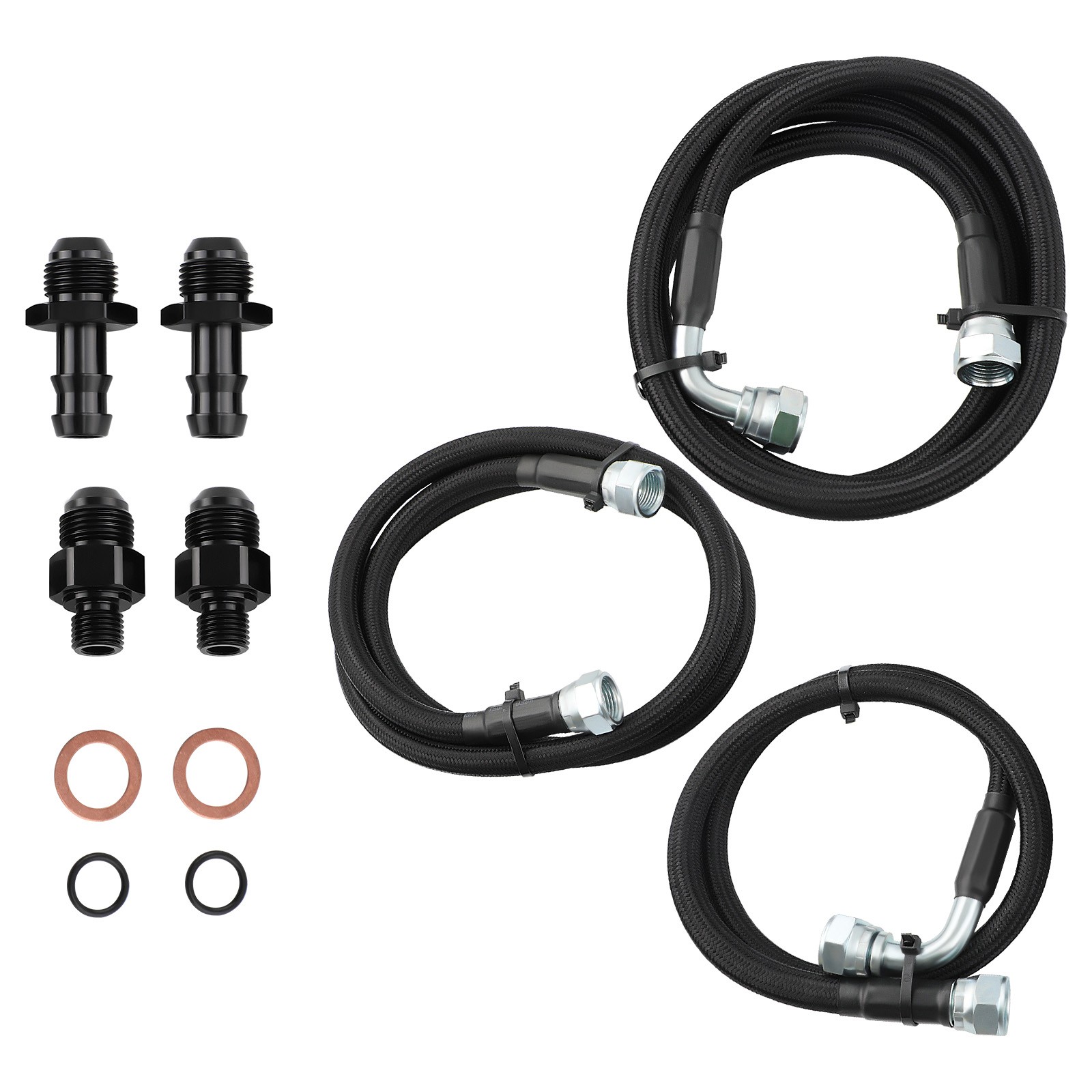 48RE Transmission Cooler Hoses Lines Kit For 2003 2004-2006-2007 Dodge Ram 5.9L