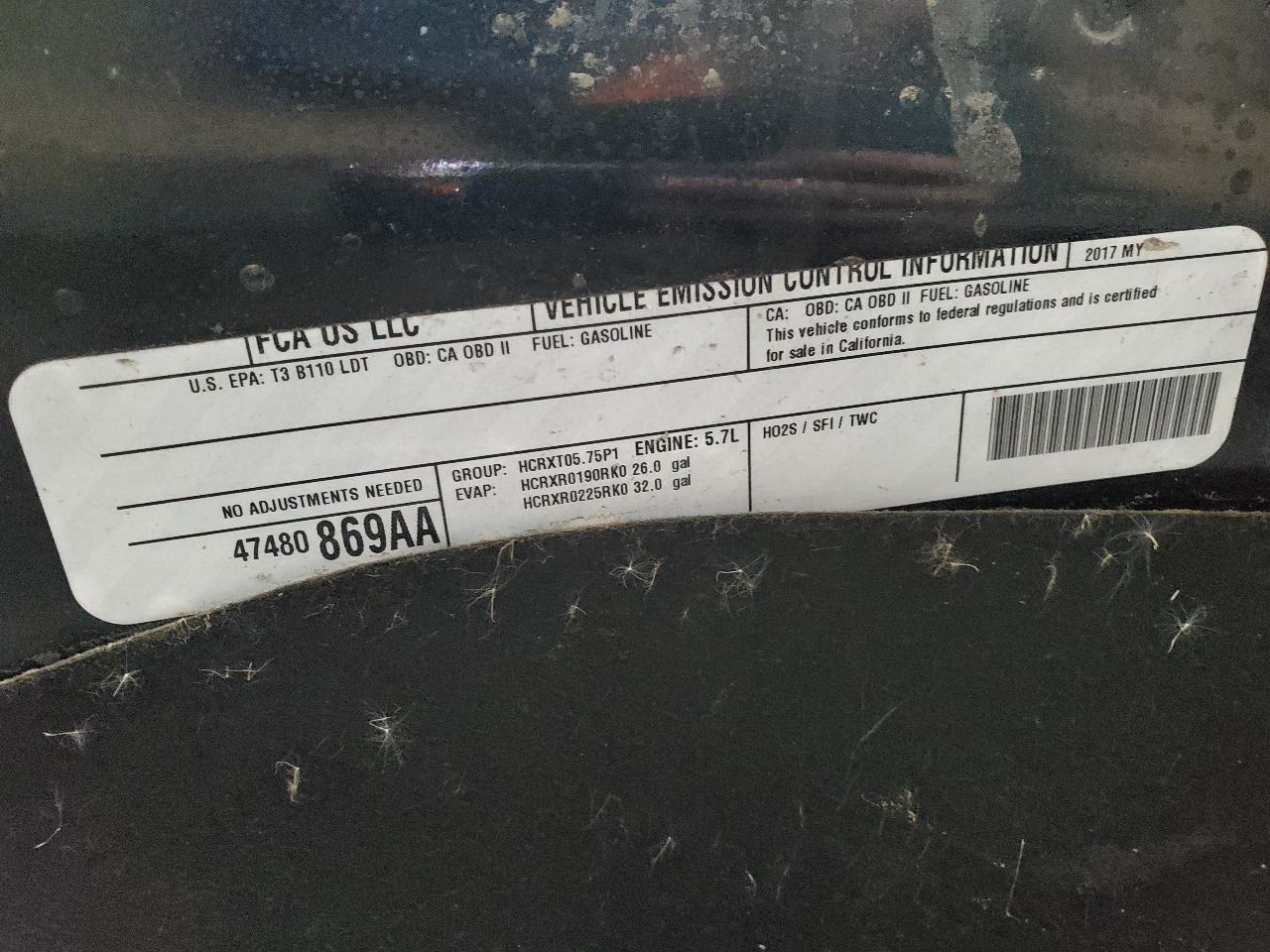 Automatic Transmission From 2017 Dodge Ram 1500 8HP70 4WD 4×4