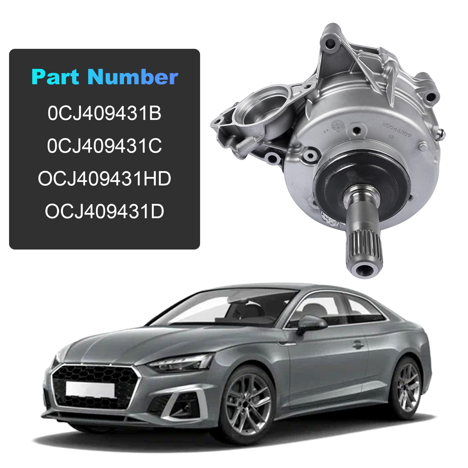 Transfer Case Assembly For 2021 Audi A5 SPORTBACK 2.0L 0CJ409431A 0CJ409431G NEW