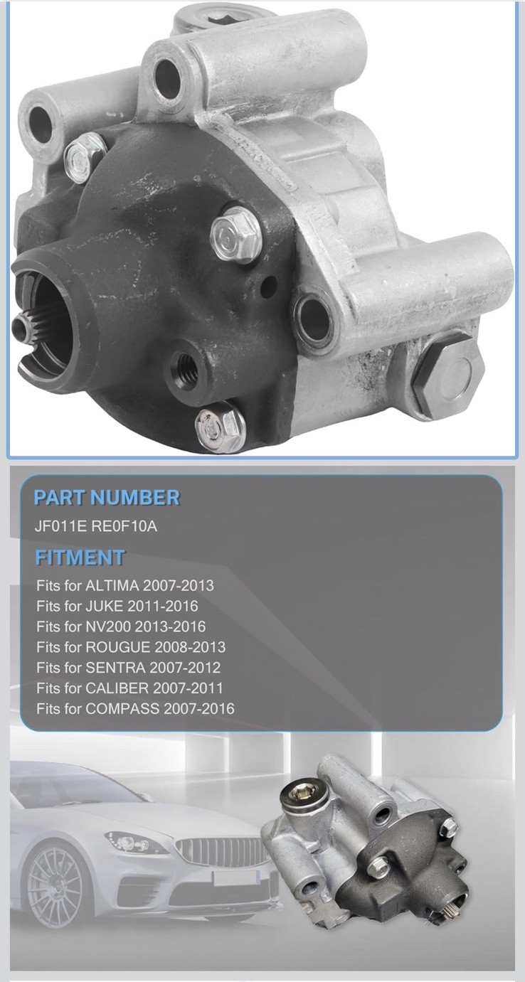 JF011E RE0F10A Transmission Oil Pump For NISSAN ALTIMA JUKE NV200 DODGE Jeep DHL
