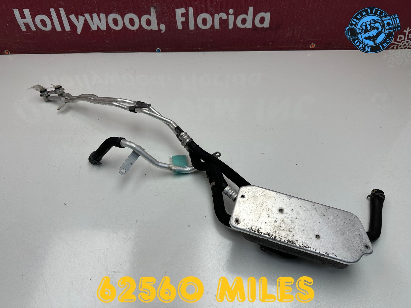 2017-2020 PORSCHE PANAMERA 3.0 TRANSMISSION OIL COOLER W/ HOSE LINE PIPES OEM