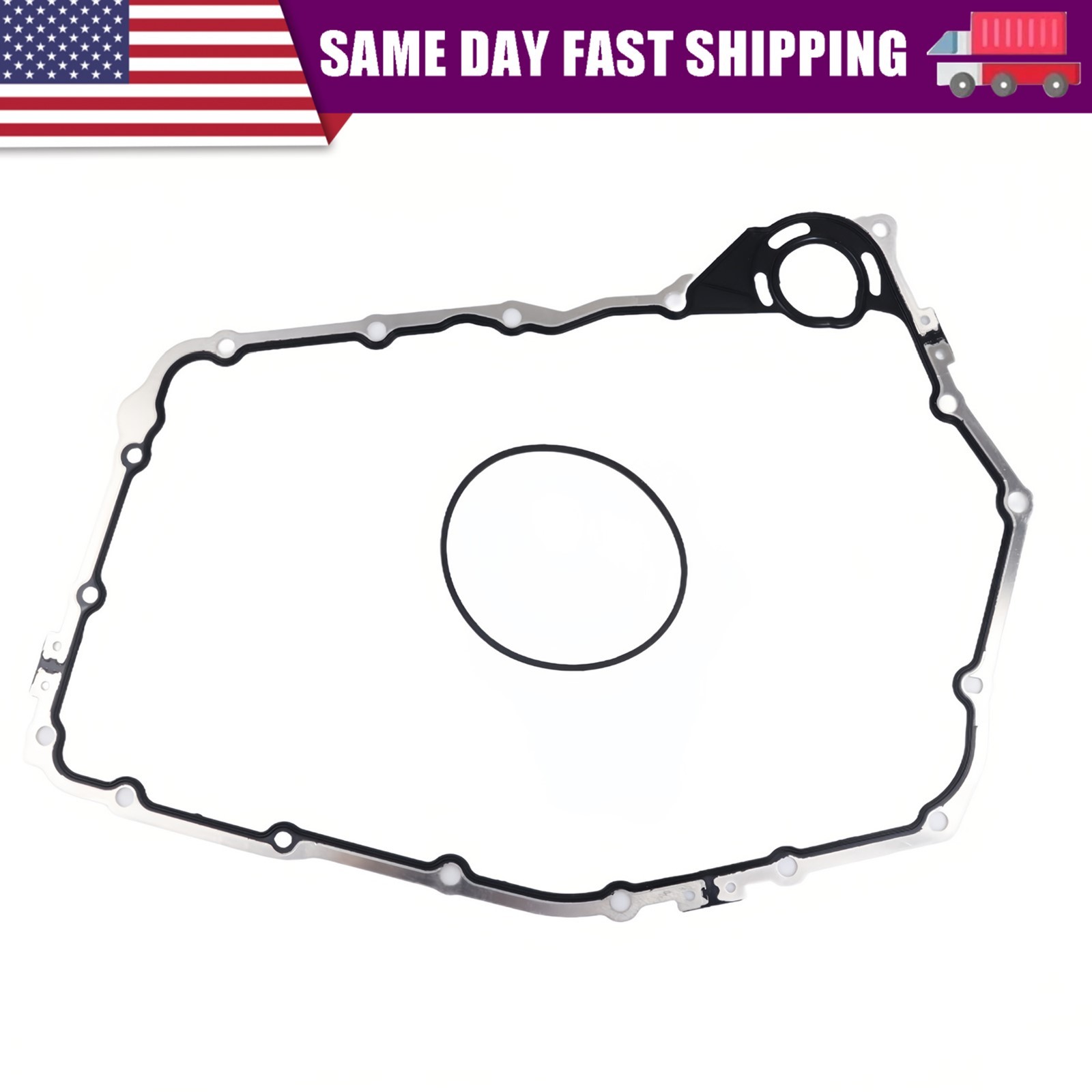 New Automatic Transmission Case Gasket Set Side Cover Seal 2 Pc Kit For 97-On