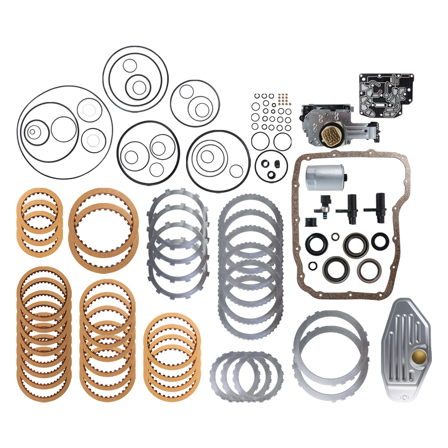 Transmissions Master Rebuild Kit Filter Friction Steel for 45RFE 545RFE 65RFE us