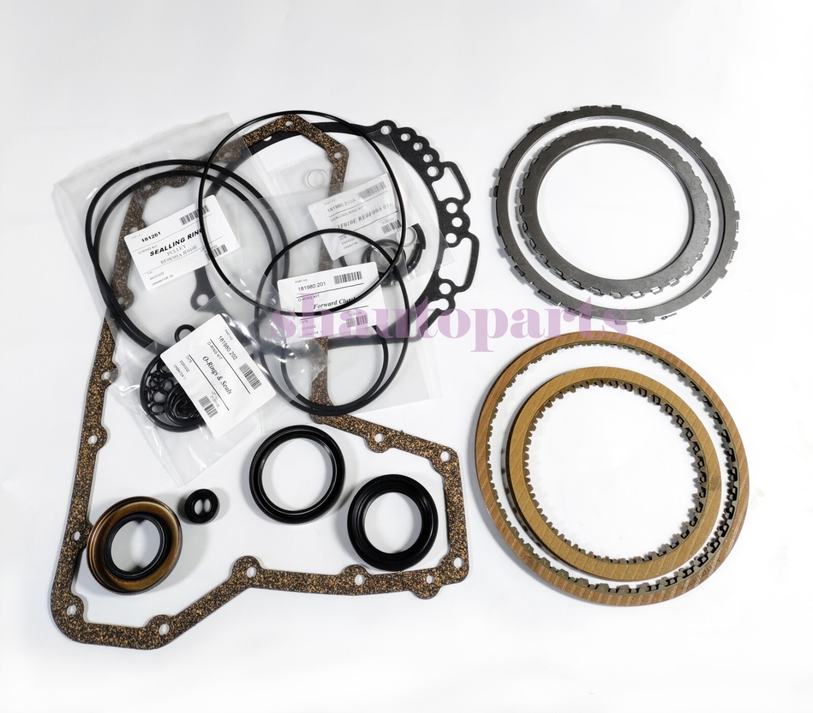 RE0F09A JF010E Transmission Master Rebuilt Kit For Nissan 3.5L
