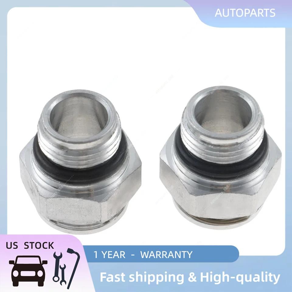 2* Transmission Oil Cooler Line Quick Connector FIT Ram 2500 3500 Chrysler 300