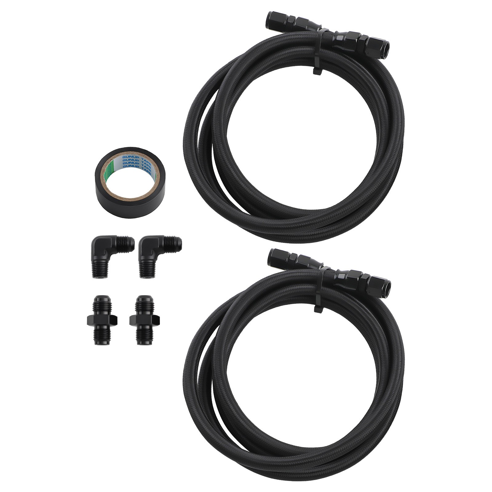 6AN Automatic Transmission Cooler Hose Line Kits For GM 4L60E 700R4 TH350 TH400