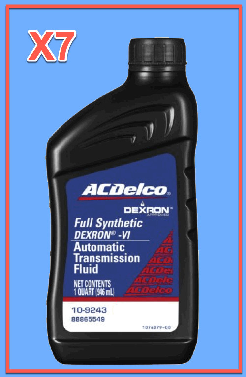 7 Quarts Auto. Transmission Fluid ATF AcDelco GMC OEM Full Synthetic Dexron VI