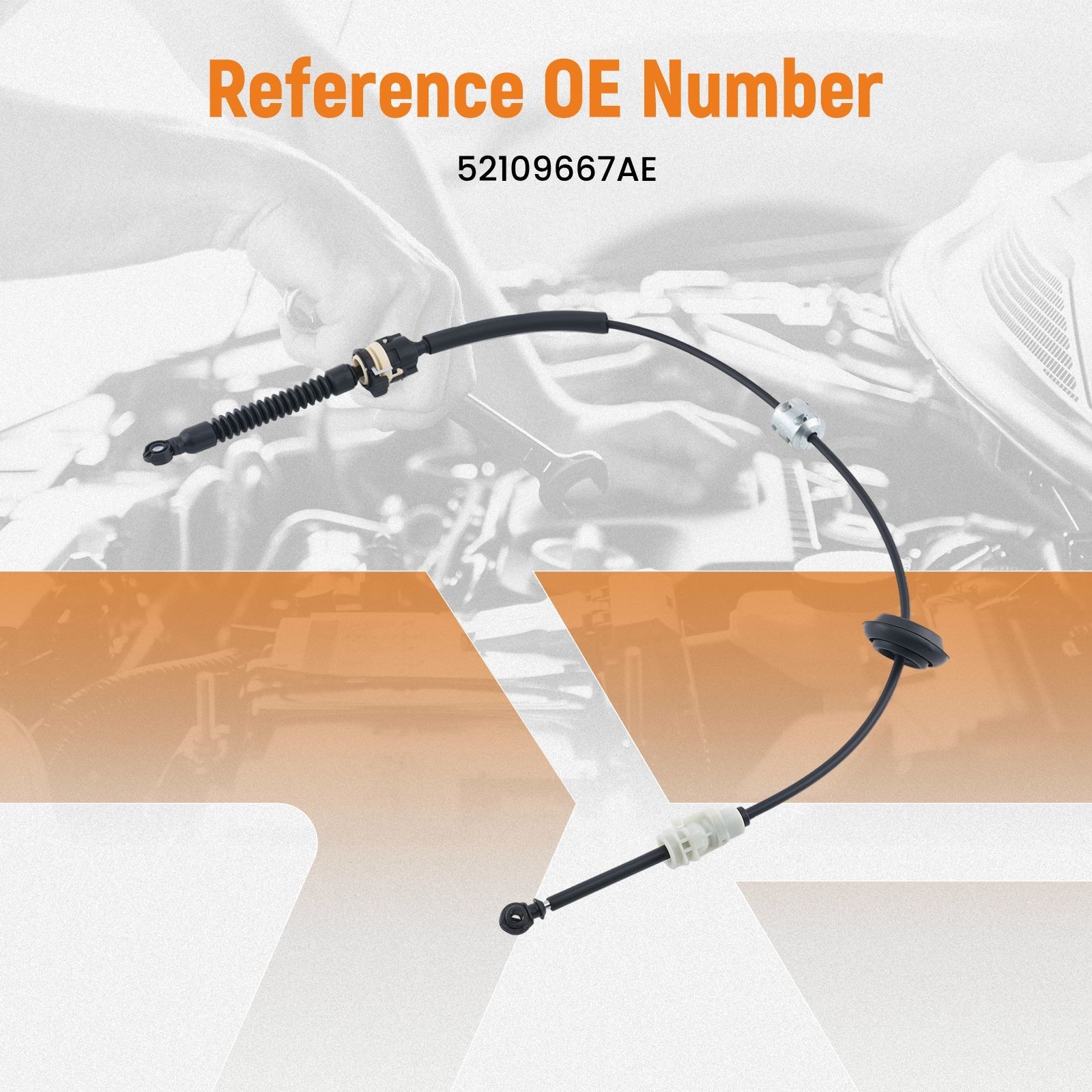 Shift Cable for Jeep Grand Cherokee Limited 4.7L 5.7L 05-07 52109667AE