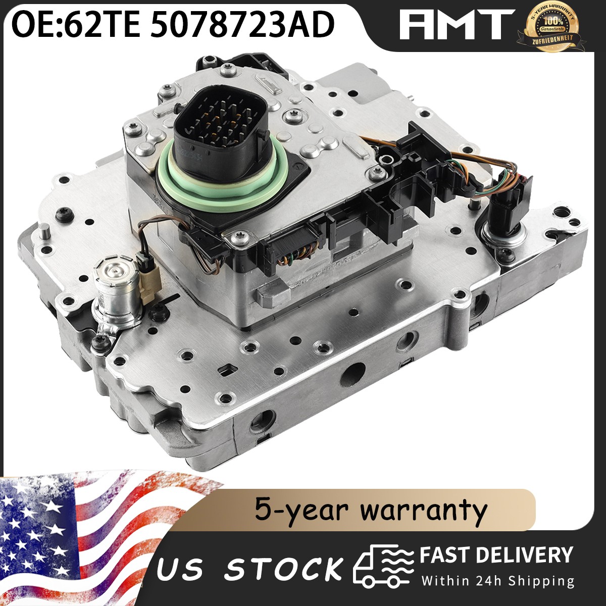62TE 6-Speed Complete Valve Body w/ Solenoid for Dodge Chrysler Ram 5078723AD