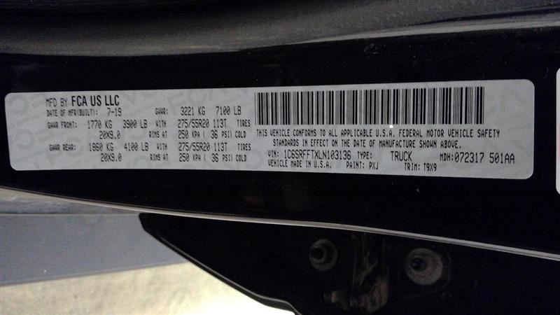Automatic Transmission New Style 4WD 5.7L Fits 19-20 Ram 1500 Dodge 2765671