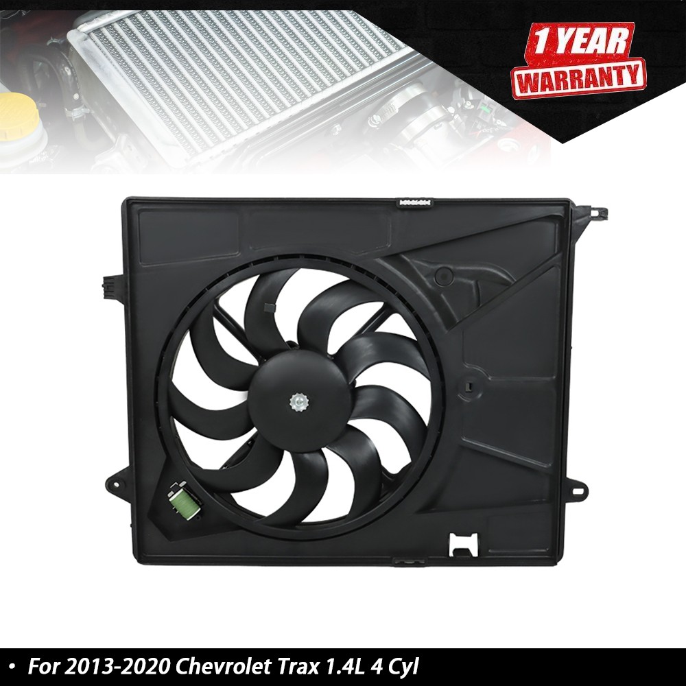 Radiator Cooling Fan Assembly For 2014-2020 Chevrolet Trax 1.4L 4 Cyl 95392642
