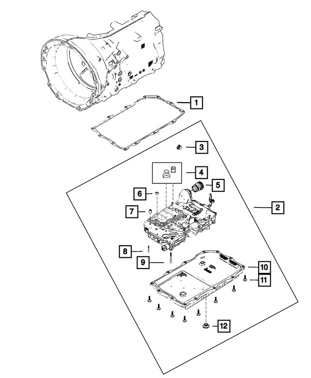 Genuine Mopar Valve Body Remanufactured R8227332AB New OEM Replacement Part