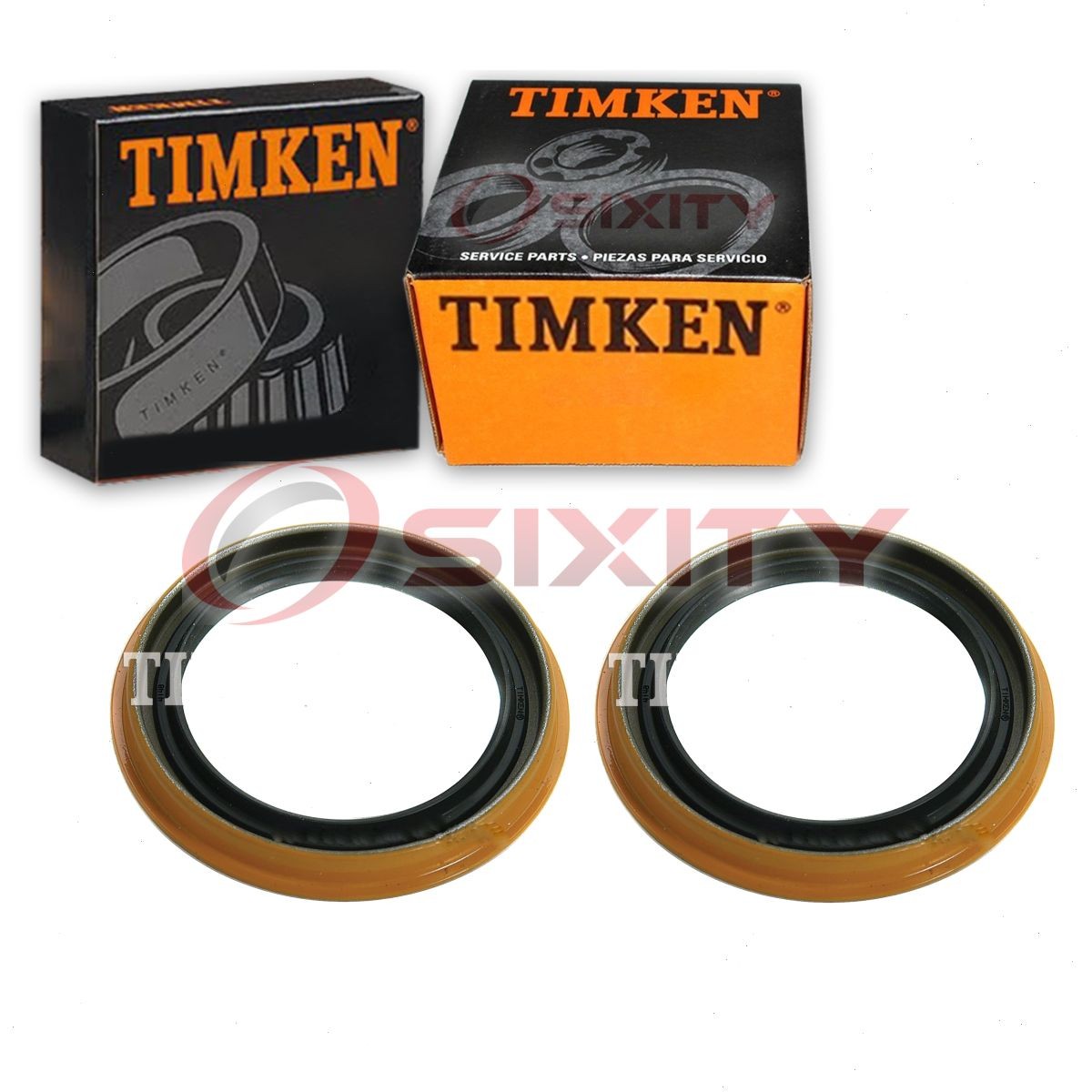 2 pc Timken Front Inner Wheel Seals for 1973-1976 Dodge Dart Driveline Axles oi