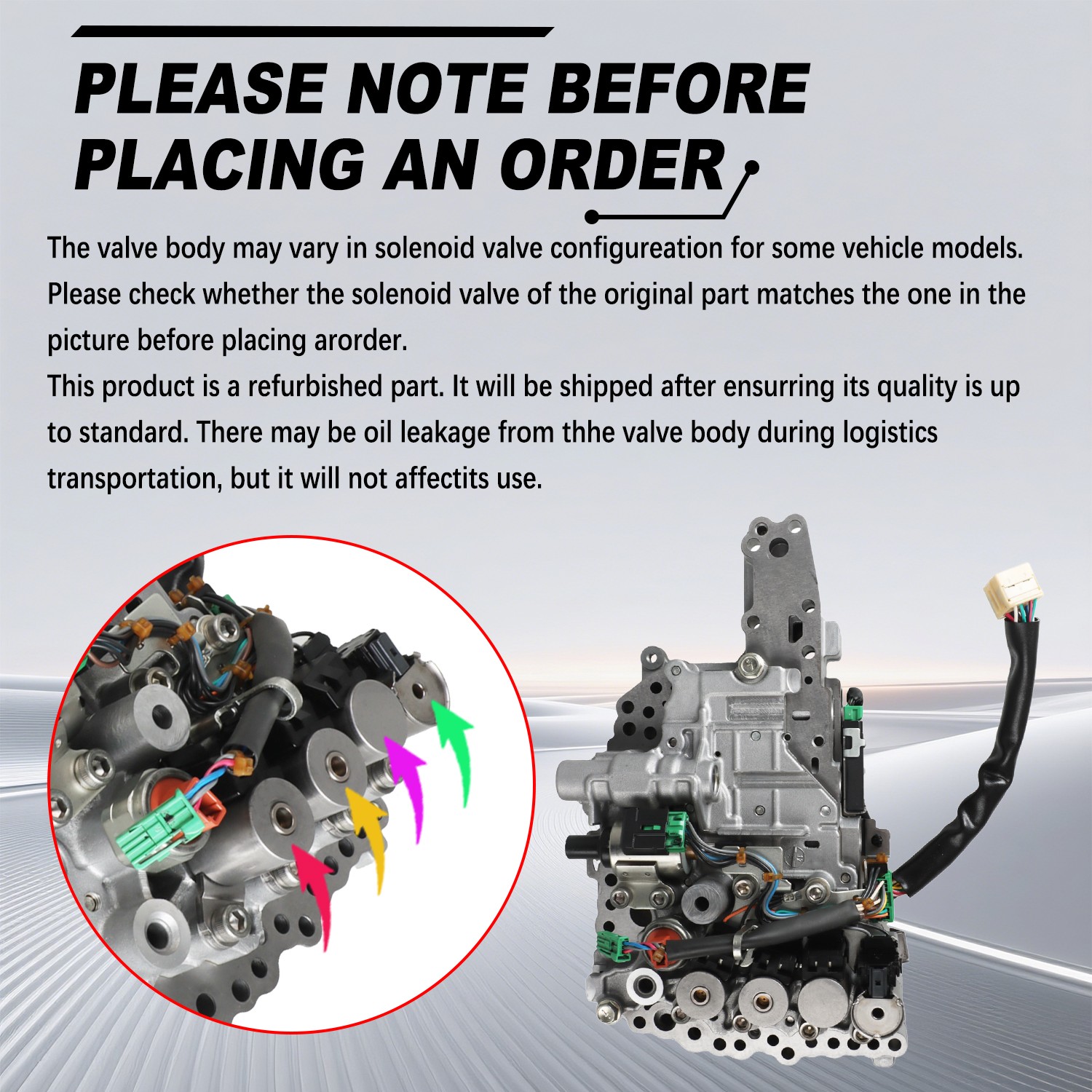 CVT Valve Body Transmission For 2008 2009 2010 2012 2013 Lancer L4 2.0L