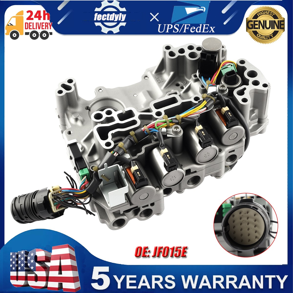 OEM CVT Valve Body for Nissan 2013-2019 Sentra 1.8L Versa 1.6L RE0F11A JF015E