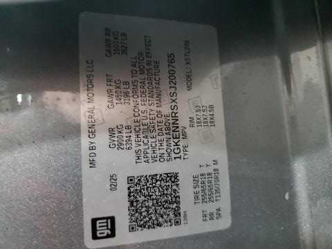 2025 GMC Acadia 2.5 Automatic Transmission Valve Body OEM