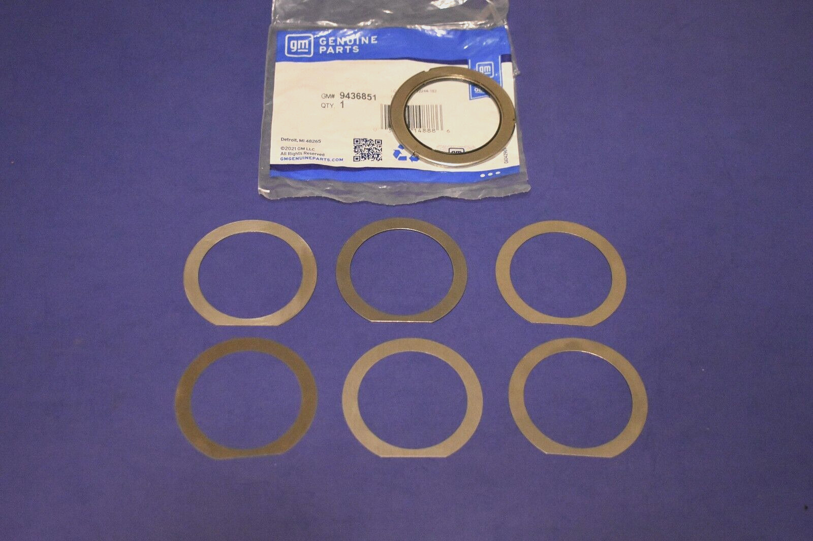 GM TH400 3L80 Bearing-Shim Kit Eliminates Rear-Case Tang-Washer + Thrust Plate