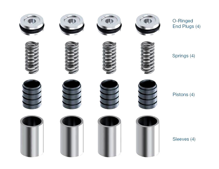 Sonnax 154740-06K GM SIGNAL ACCUMULATOR PISTIN KIT FOR 8L45/90 2015-21