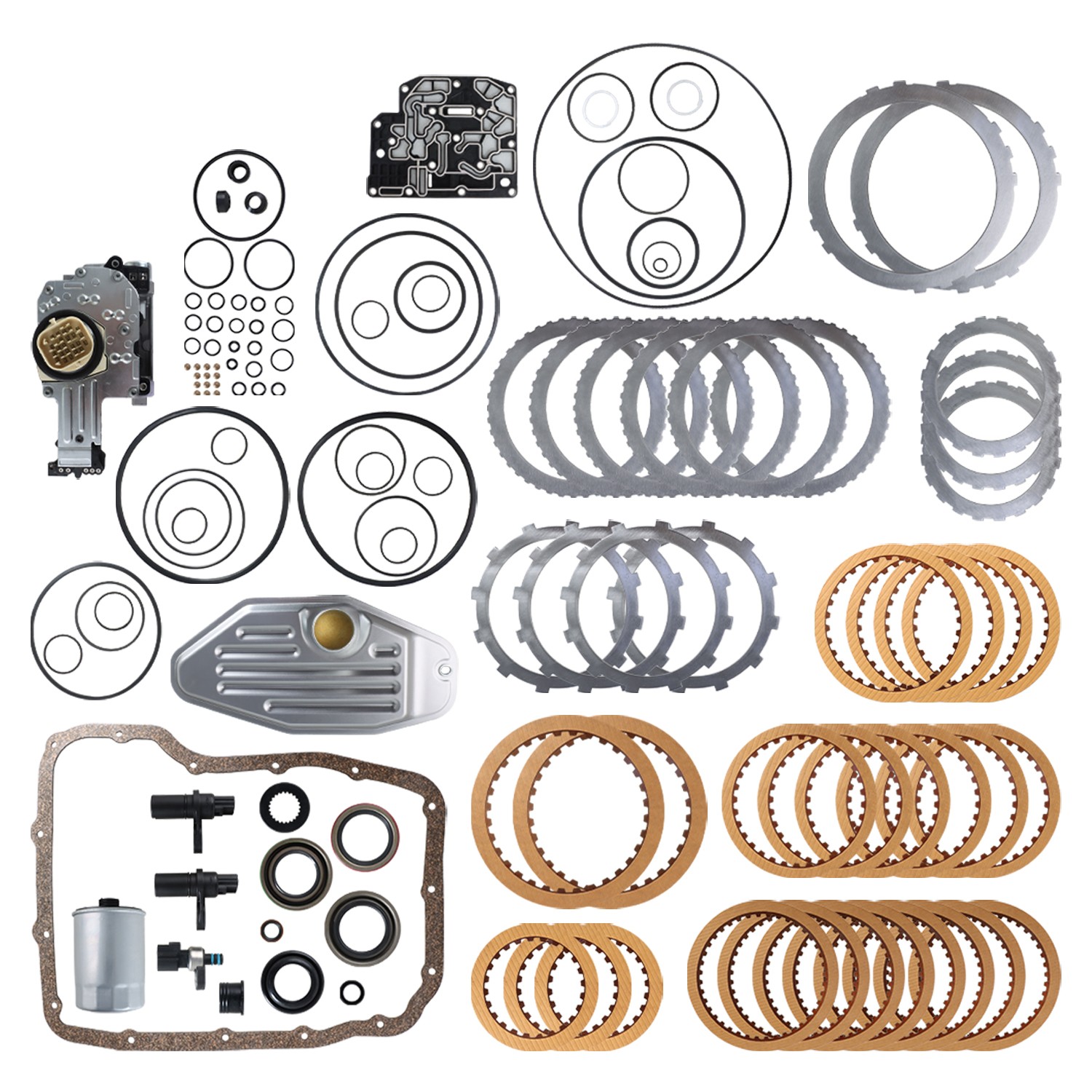Transmissions Master Rebuild Kit Filter Friction Steel for 45RFE 545RFE 65RFE us