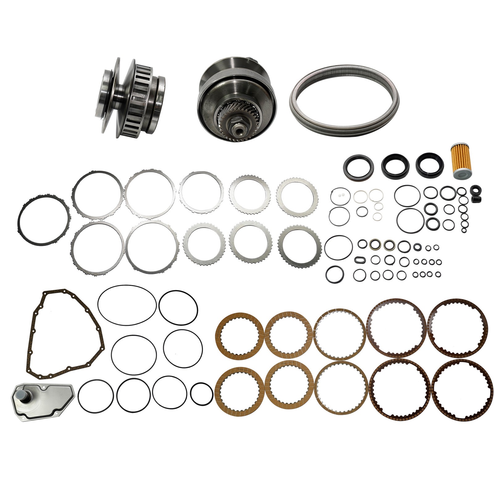 Transmission Master Rebuild Kit & Pulley Set with Belt Chain Fits Nissan March