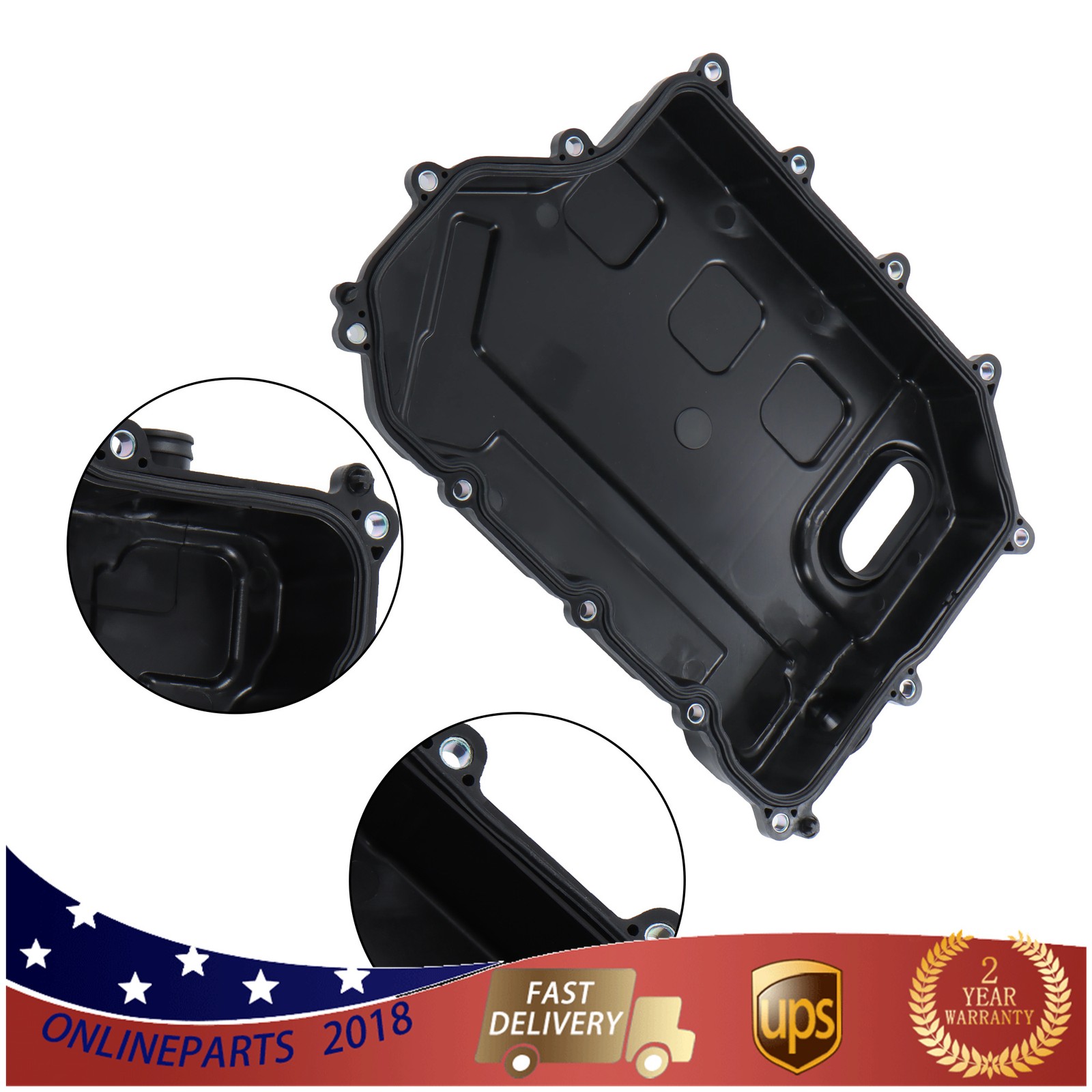 For Ford Escape 2020-2025 1.5L GAS Turbocharged J1KP7G004AC Transmission Oil Pan