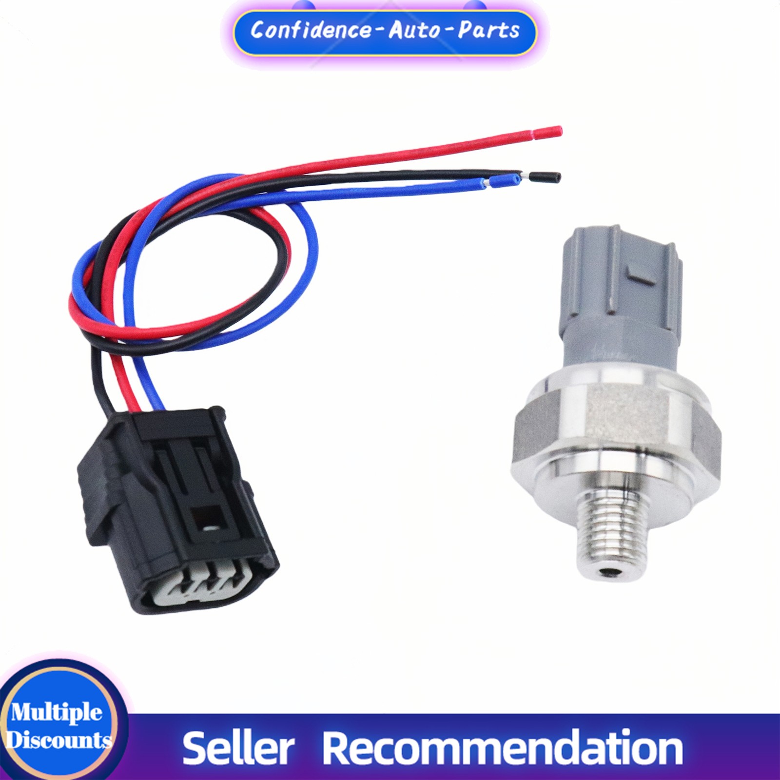 For Honda Fit Civic HR-V USA New Trans Oil Pressure Sensor W/Connector Assembly