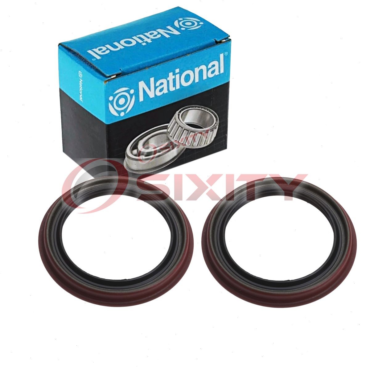 2 pc National Front Inner Wheel Seals for 1987-1990 GMC R1500 Suburban sl