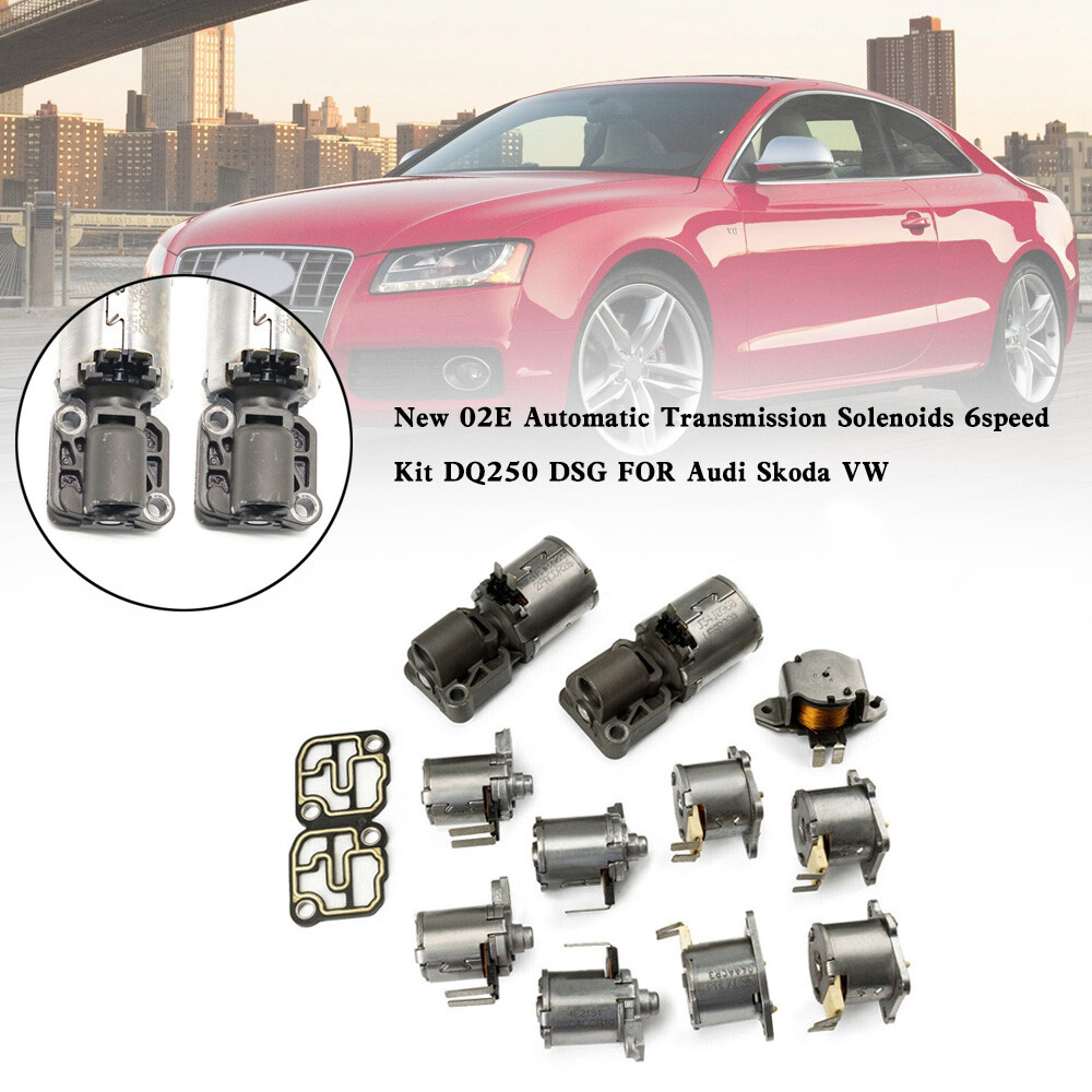 Automatic Transmission Solenoids Kit DQ250 DSG For 02E Audi Skoda VW 6speed