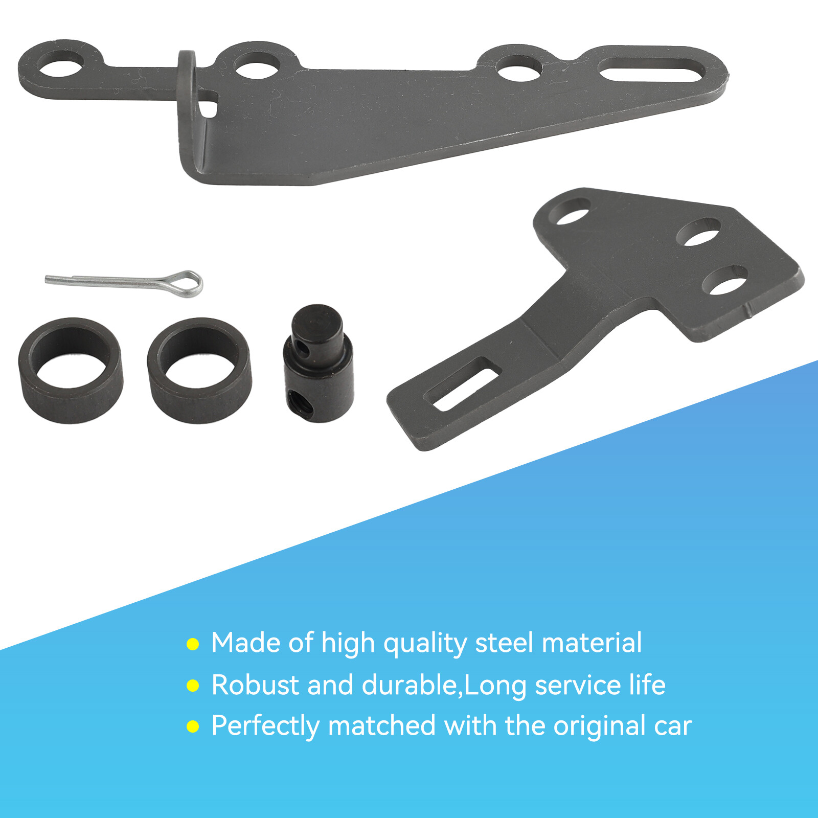 Cable Bracket & Shift Lever Kit Fit For GM TH400 TH350 TH250 200-4R 35498 700R4