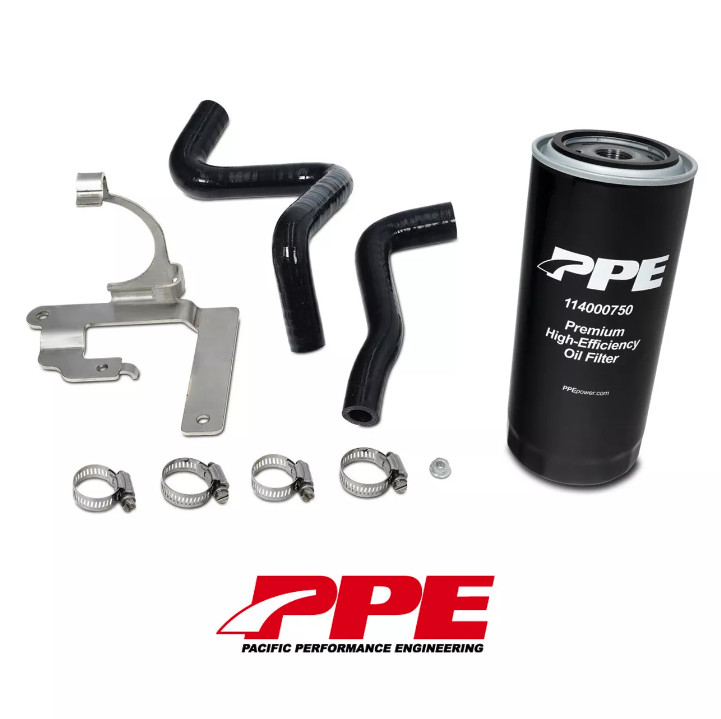 PPE Deep Oil Filter/Fuel Coolant Pump Relocation Kit For 2020+ 6.6L L5P Duramax