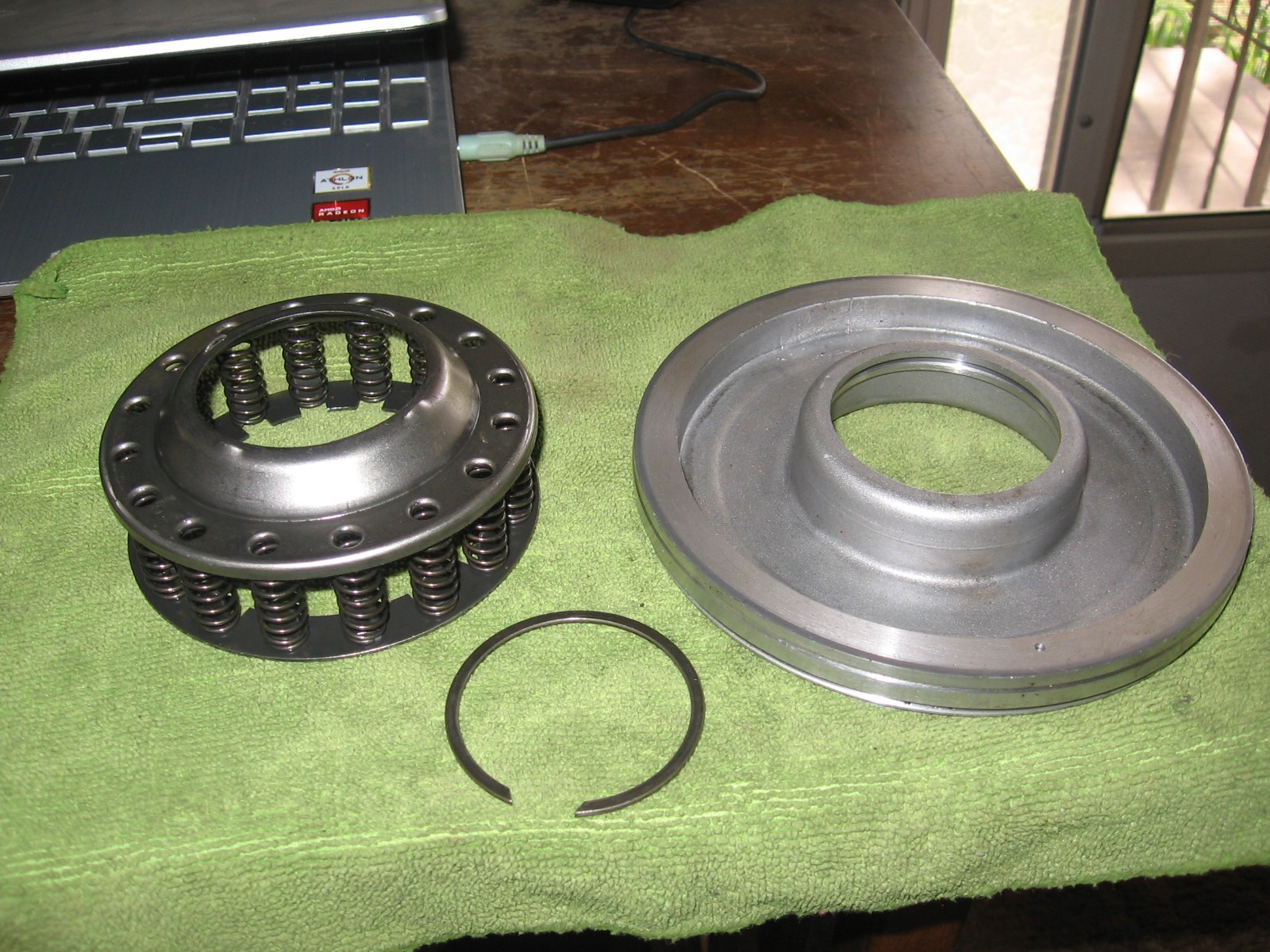 OEM GM 1987-92 700R4 4L60 TRANSMISSION REVERSE INPUT ALUMINUM CLUTCH PISTON