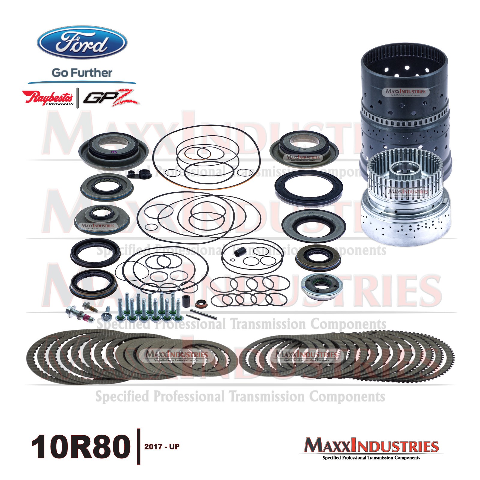 fits Ford-Lincoln 10R80 Transmission Ballistic HP Rebuild Kit GPZ 2017-24