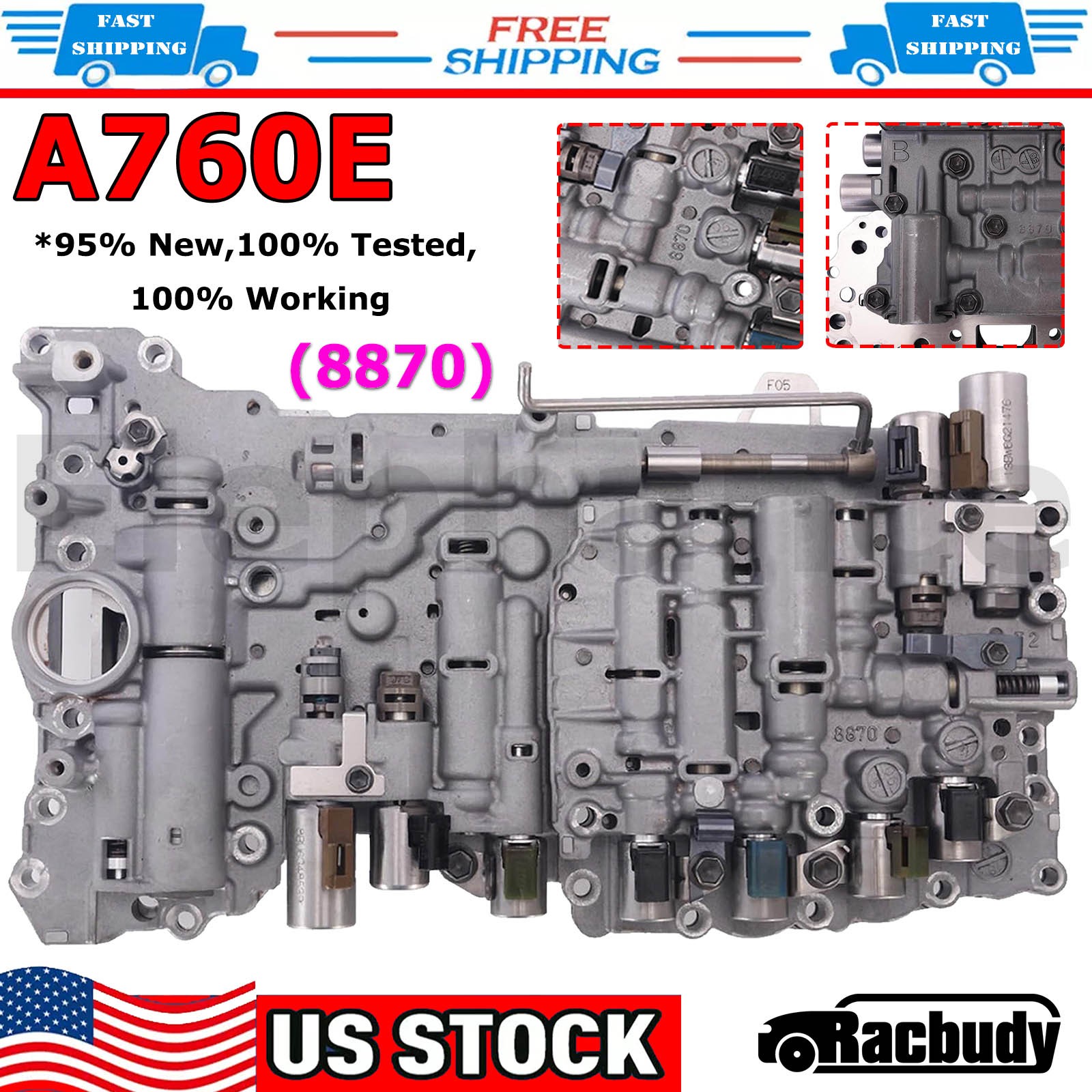 A760E A760F Transmission Valve Body (8870) For Lexus IS350 Toyota Tundra Mazda