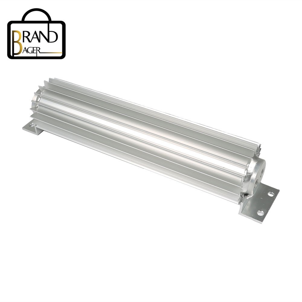 Transmission Oil Cooler 12″ Dual Pass Aluminum Finned For Hot Rod Cars Universal