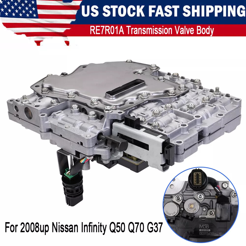 Valve Body & Solenoid TCM M3B For Infinity Q50 3.7L 31705-X132B RE7R01A Tested