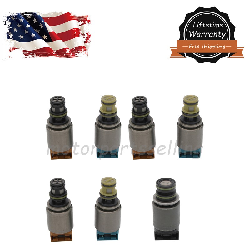 7x TRANSMISSION SOLENOID KIT 6HP19 6HP26 6HP32 FOR BMW X3 X5 AUDI A6 A8 Q7