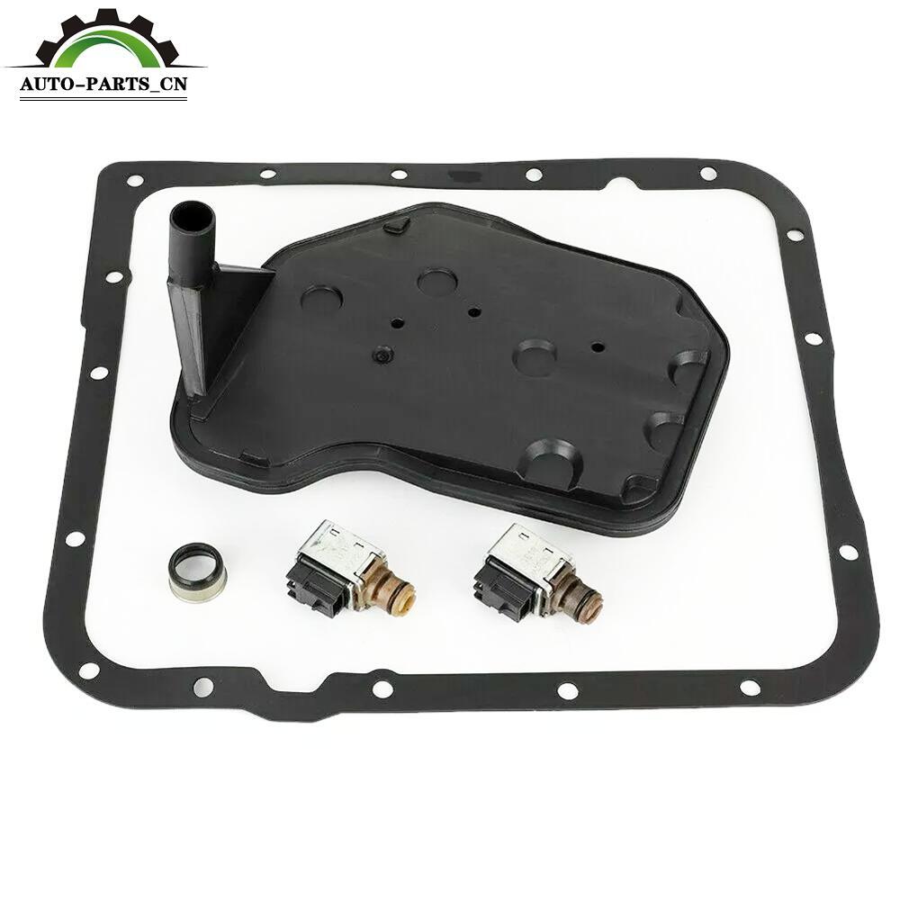 4pc For GM 4L60E 4L65E Transmission Shift Solenoid Service Kit Filter Gasket A B